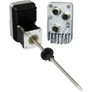 LMD17 NEMA 17 CANopen External Linear Actuator with M12 Connectors
