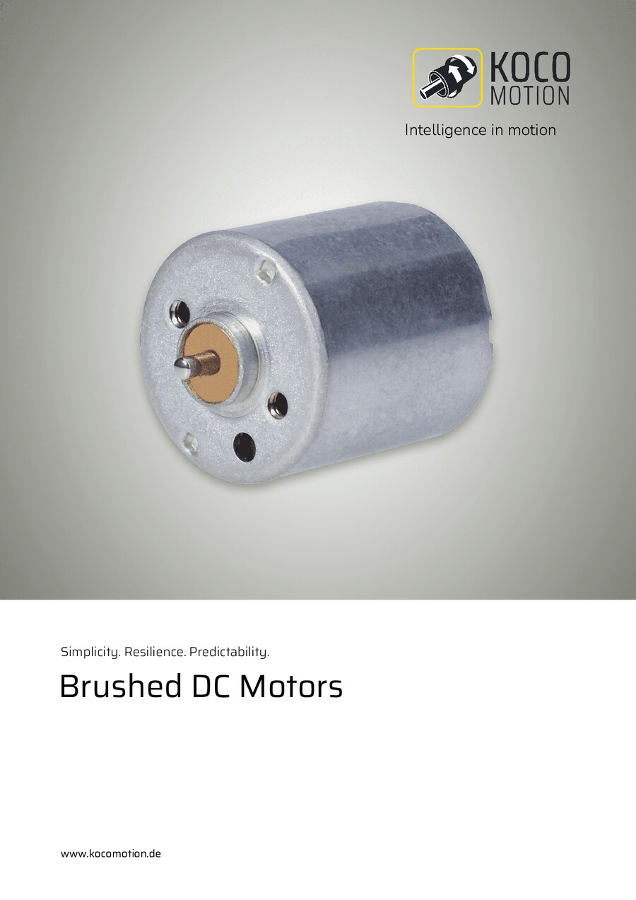 Titelseite von Brushed DC Motors